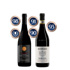 Award winning Luciano Arduini Amarone and Sordo Barolo Rocche 12